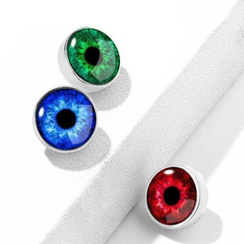 Eyeball Dermal Top 14G Blue