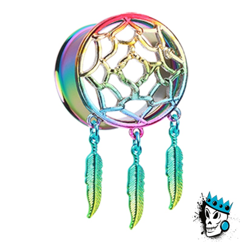 Multicolored Steel Dream Catcher Tunnels (6 gauge – 1 inch) 6 g