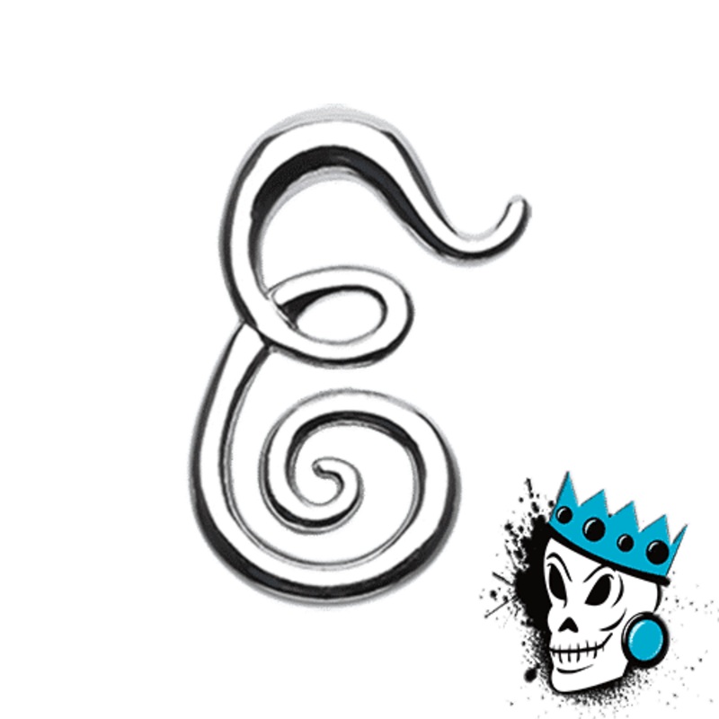 Steel Curly Hooks (14 gauge – 0 gauge) 12 g