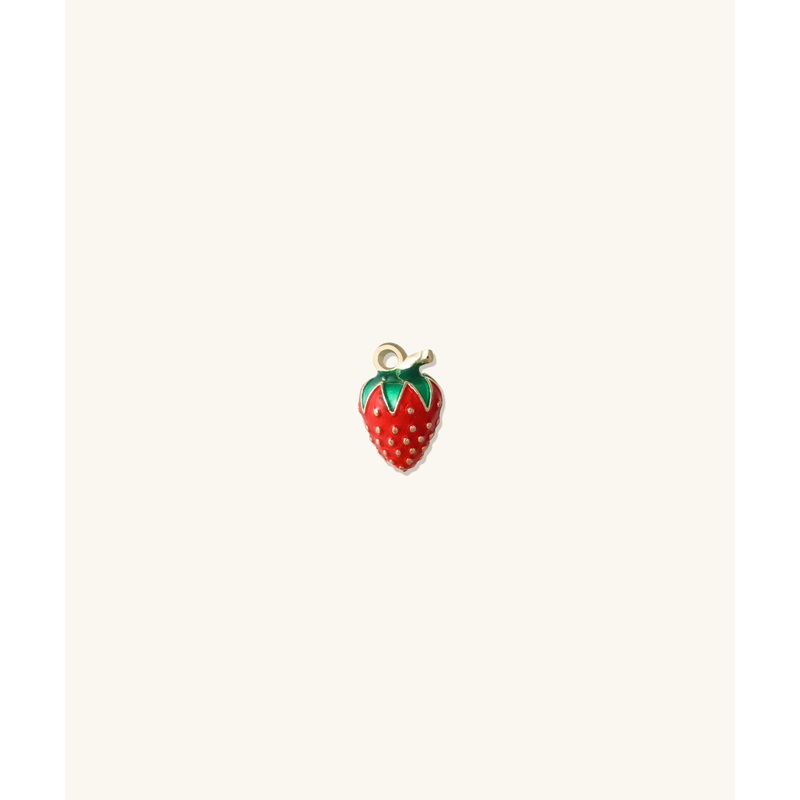 Strawberry Charm Gold charm