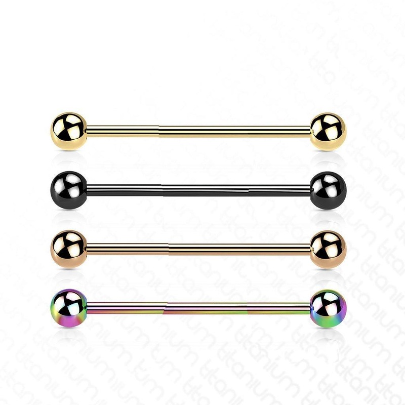 Titanium Industrial 14G 38mm Black