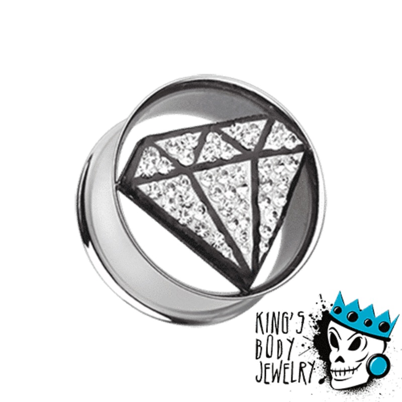 Bling Diamond Plugs (7/8 inch) 7/8 inch