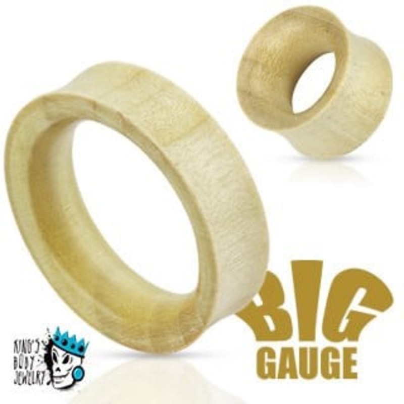 Crocodile Wood Saddle Fit Tunnels (6 gauge – 2 inch) 6 g