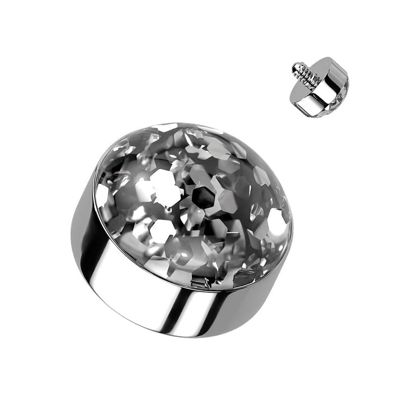 Glitter Dermal Top 14G