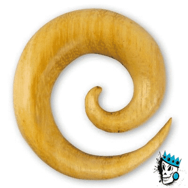 Jackfruit Wood Spirals (8 gauge – 9/16 inch) 8 g