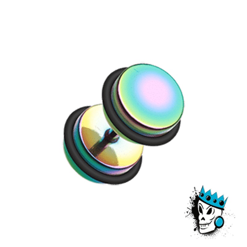 Multicolored Fake Plugs (16 gauge) 16 g