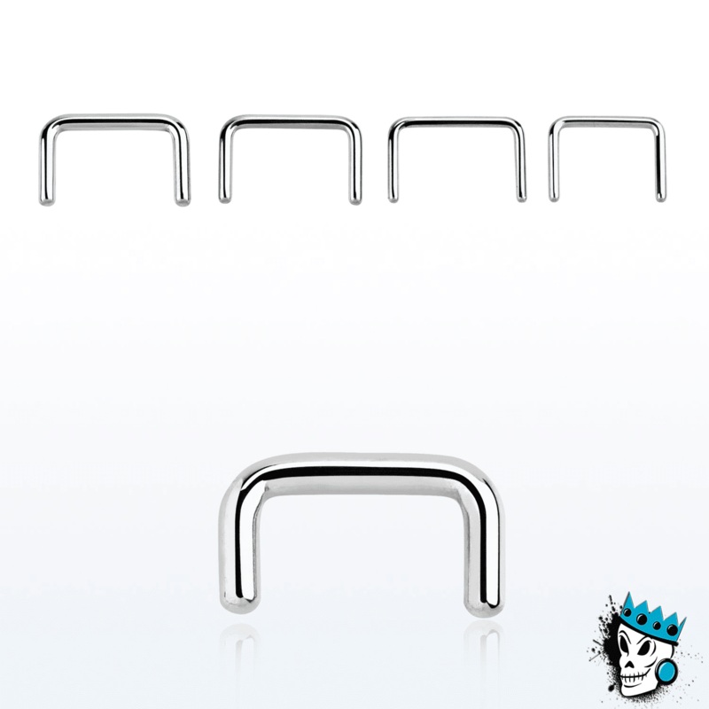 Steel Septum Retainer (16 gauge – 8 gauge) 16 g 5/16″