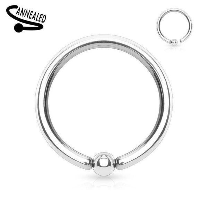Fixed Side Micro Ball Captive Ring 20G 6mm