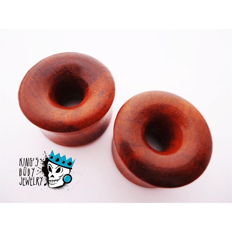 Orange Chang Wood Thick Walled Eyelets (3/4 inch) 3/4 inch