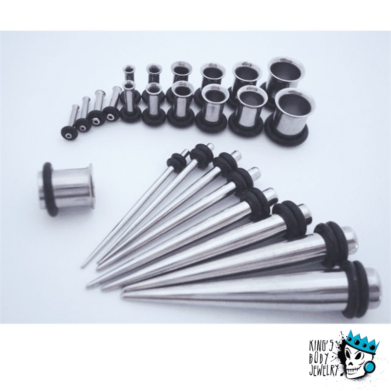 Tapers & Single Flare Tunnels Full Kit (14 gauge – 0 gauge) 1