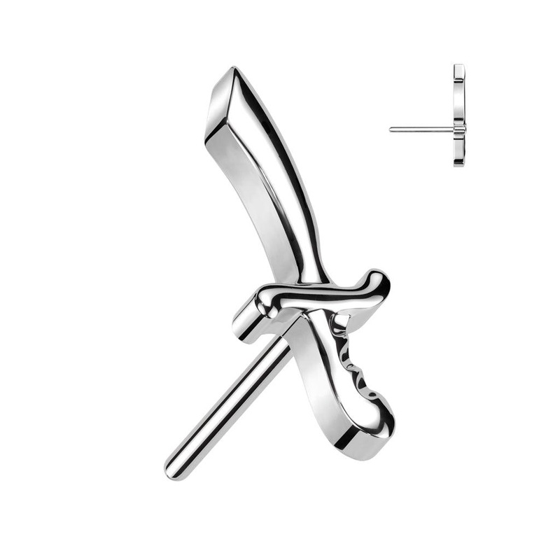 Titanium Threadless Dagger End