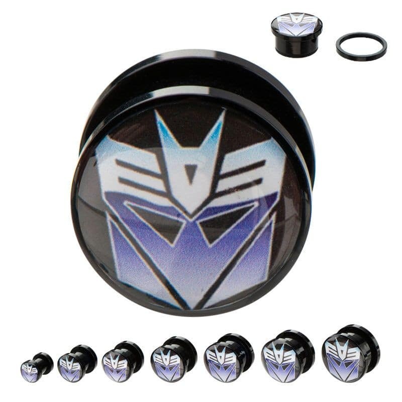 Transformers Decepticon Flesh Tunnels (2 gauge – 5/8 inch) 2 g