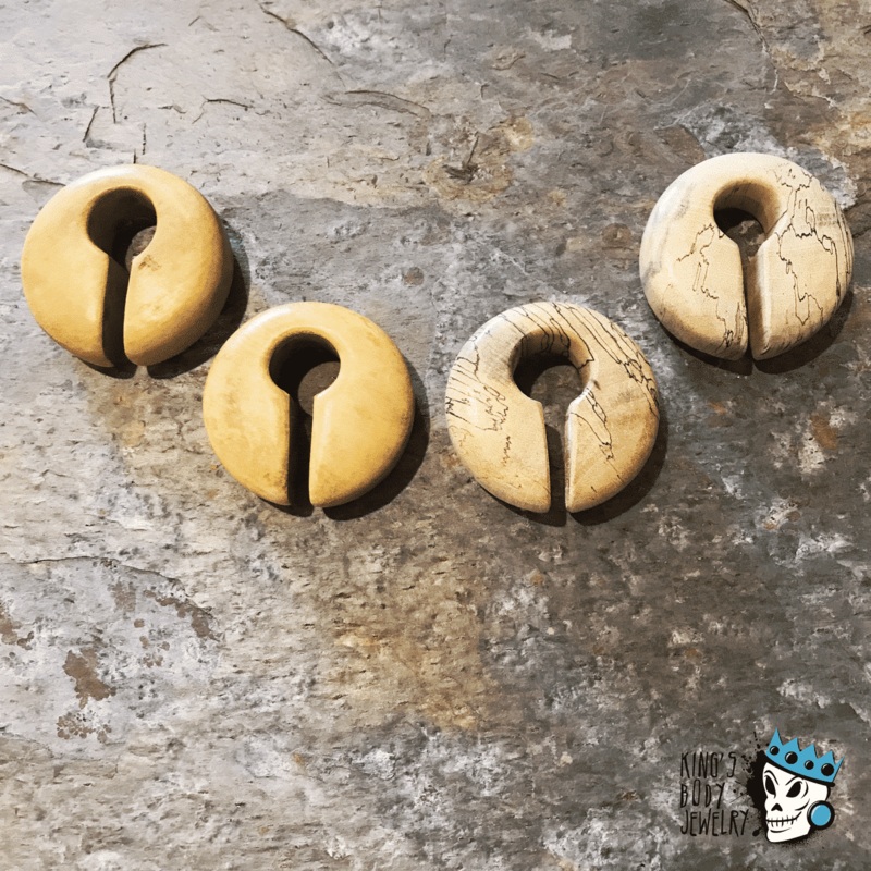 Wood Ear Weights (1 inch and up) 1 inch Jackfruit Wood