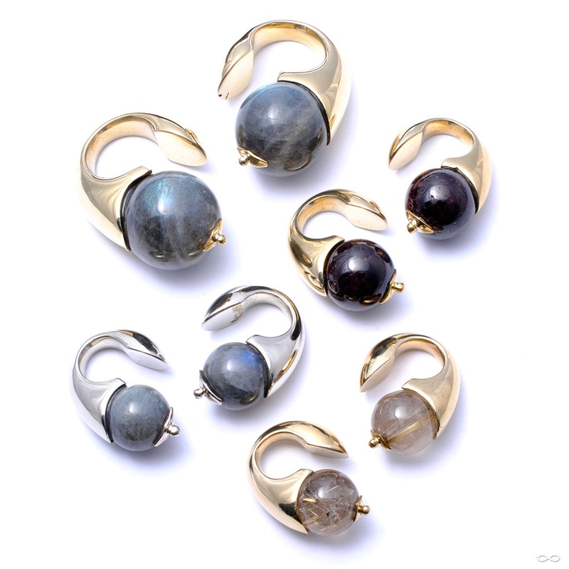 Atlas Weights from Diablo Organics Small Brass Garnet