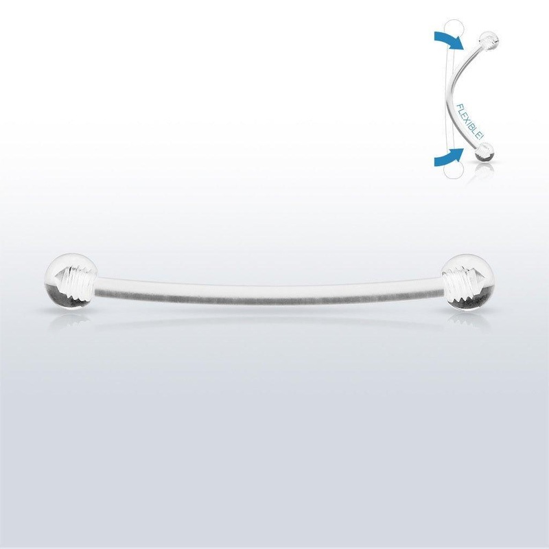Bioflex Retainer Barbell 16G 14G 16G 8mm 3mm