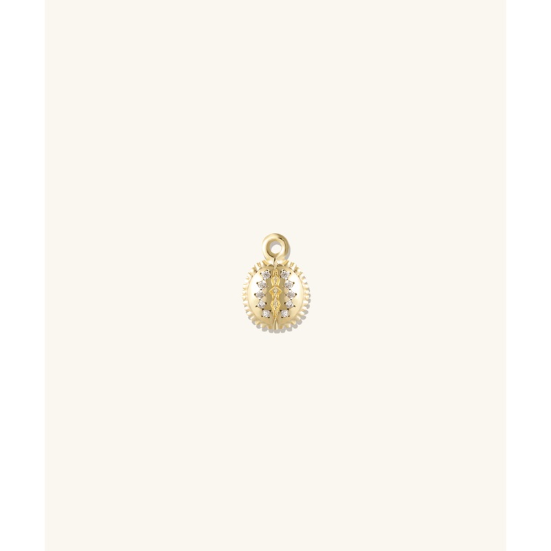 Durian Charm Gold charm