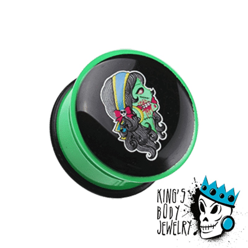 Zombie Girl Plugs (2 gauge – 1 inch) 2 g