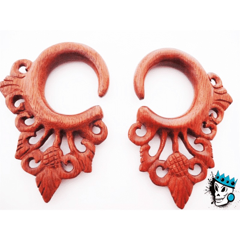 Diablo Organics Blood Wood Luve Hooks (8 gauge – 1/2 inch) 8 g