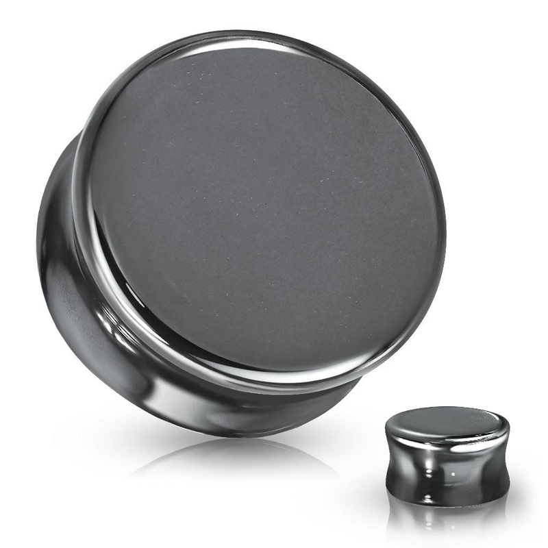 Hematite Plug 4mm-16mm 4mm(6G)