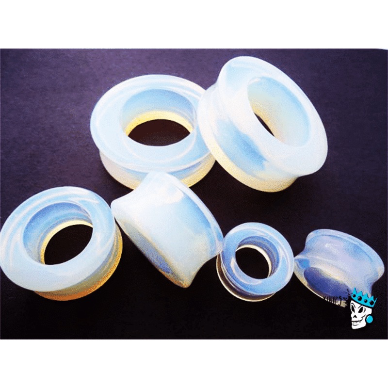 Opalite Stone Tunnels (8 gauge – 1 inch) 8 g
