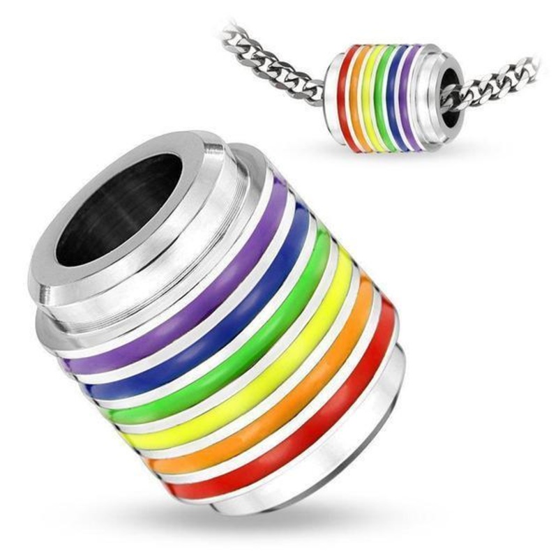 Pride Ring Stainless Steel Pendant