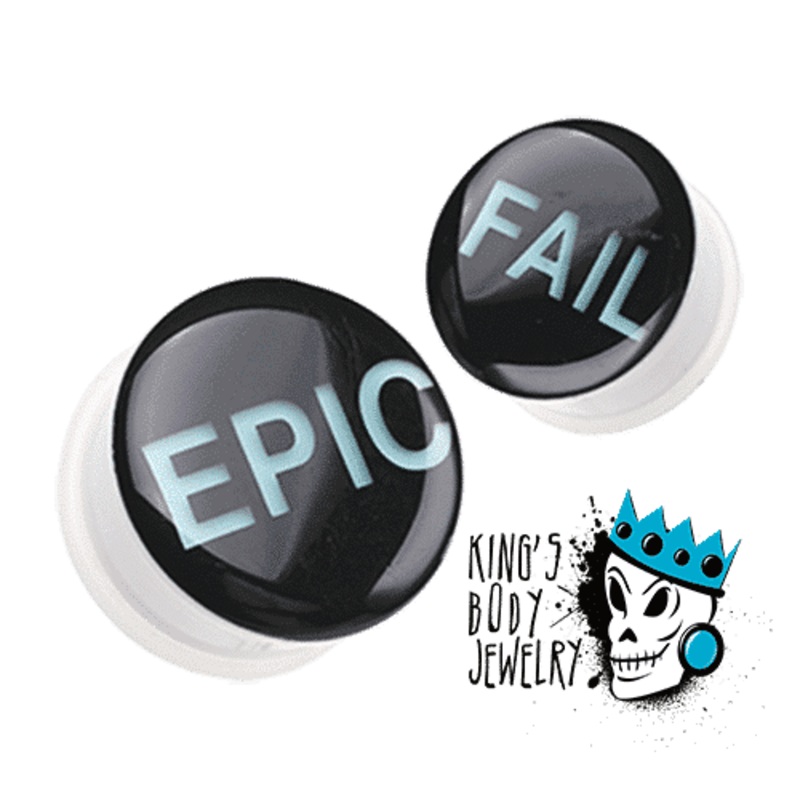 Epic Fail Plugs (2 gauge – 1 inch) 2 g