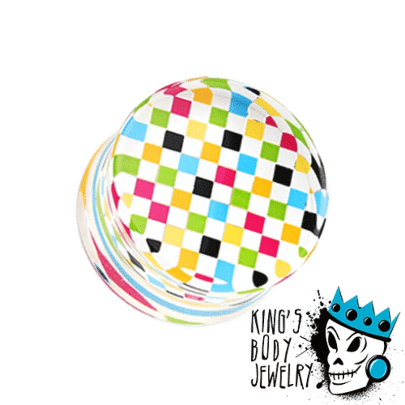 Multi Color Checker Plugs (7/8 inch) 7/8 inch