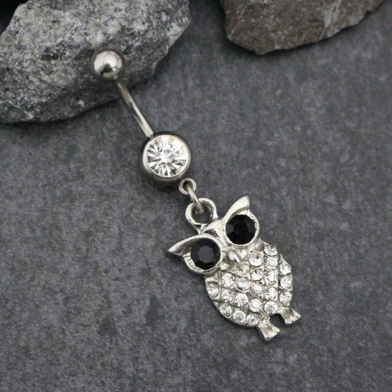 Owl Belly Ring