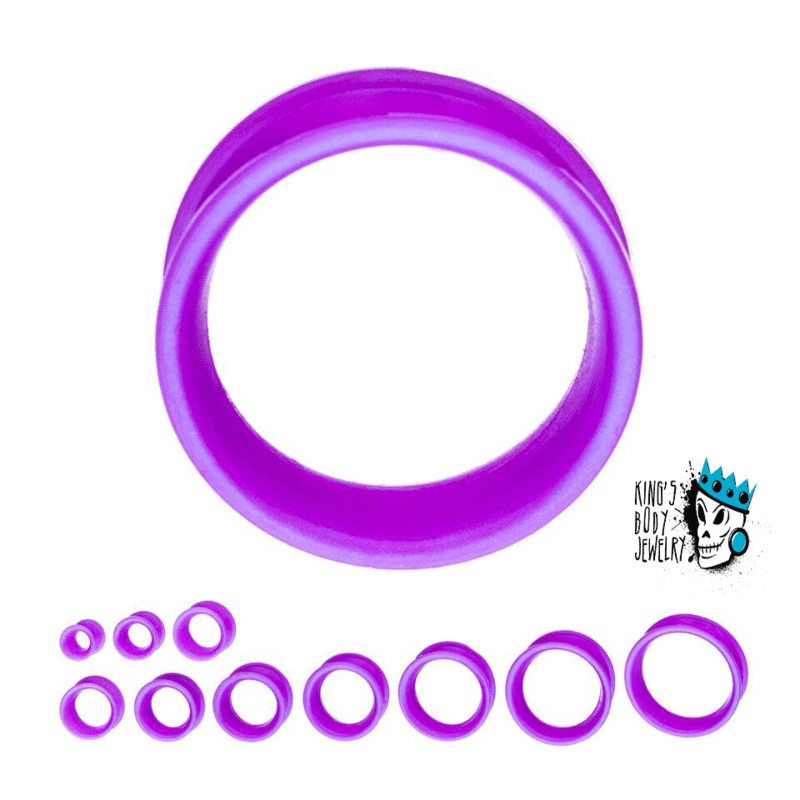 Purple Skin Eyelets (2 gauge – 1 inch) 2 g