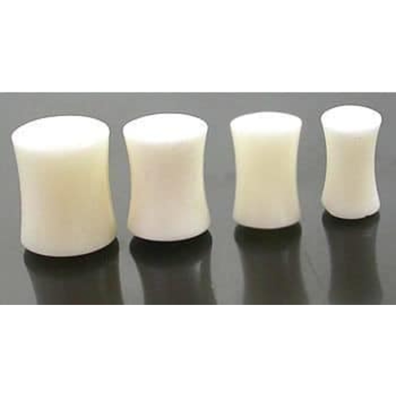 Buffalo Bone Solid Plugs (8 gauge – 1 inch) 8 g