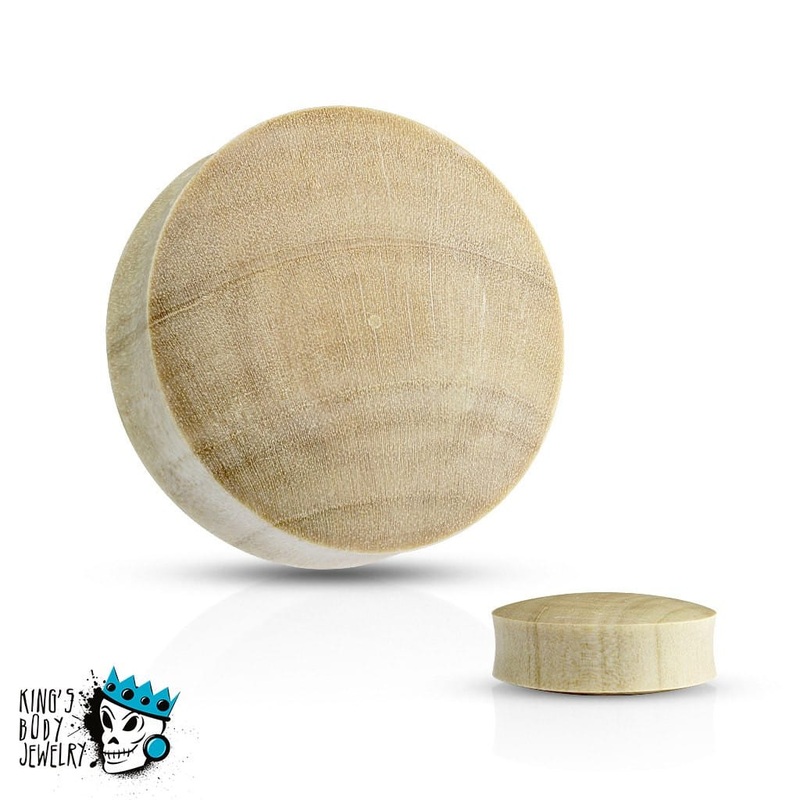 Crocodile Wood Solid Plugs – (8 gauge – 2 inch) 8 g