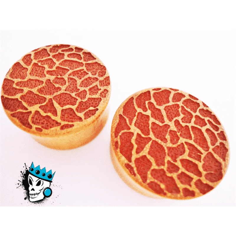 Double Flared Giraffe Plugs 9 (1/2 inch – 1 inch) 1 inch