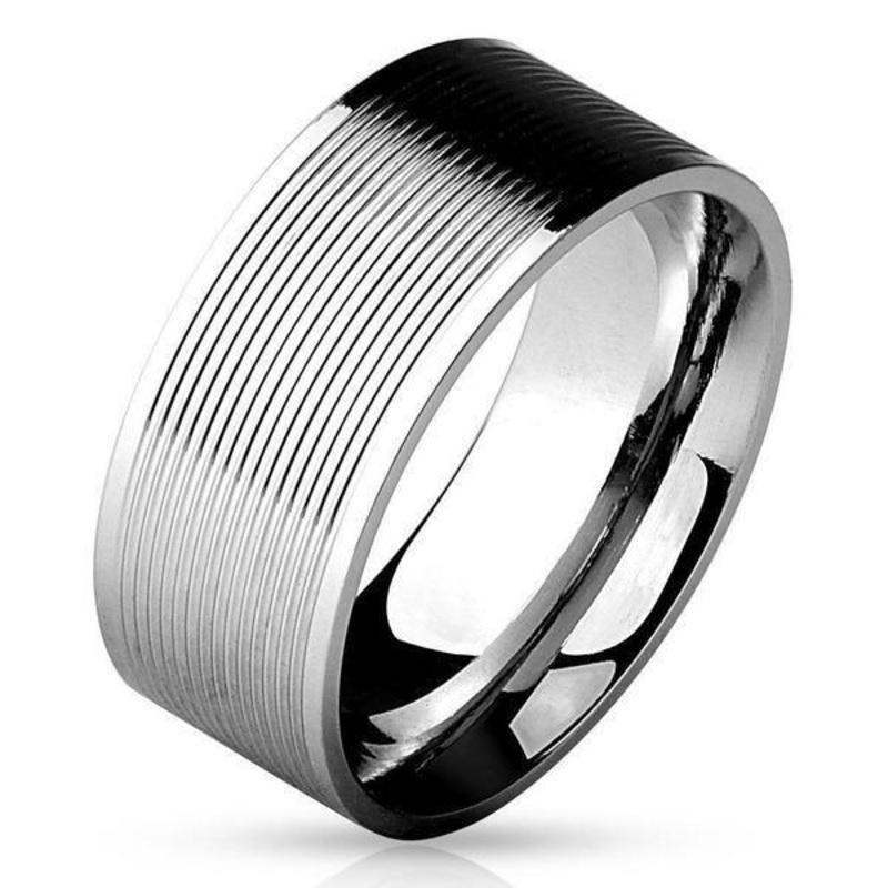 Grooved Lines Ring Size 9 (59.5mm)