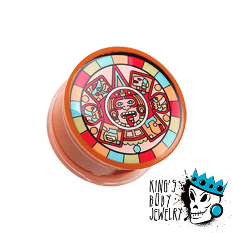 Mayan Design Plugs (2 gauge – 1 inch) 2 g