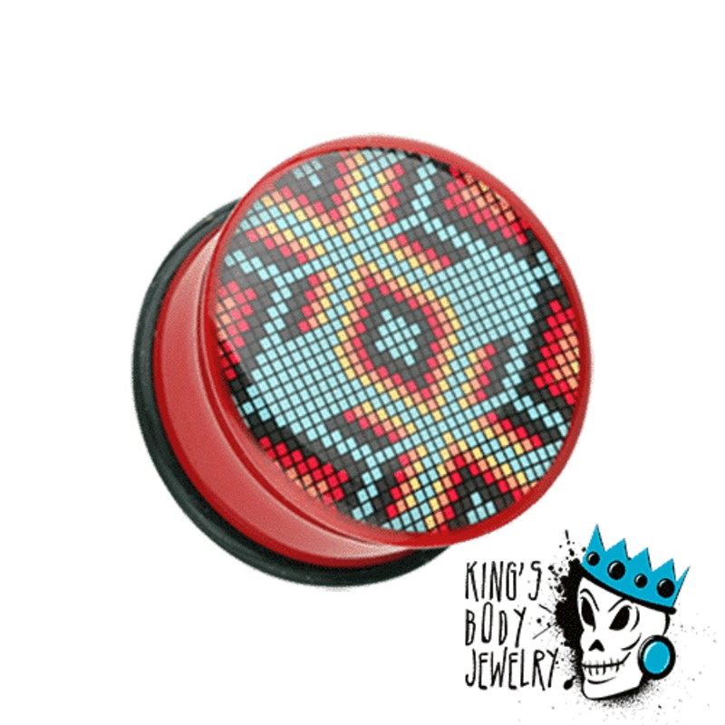 Navajo Beads Plugs (2 gauge – 1 inch) 2 g