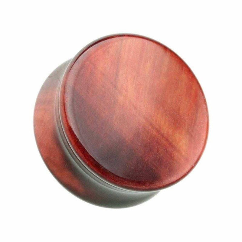 Red Tiger Eye Double Flare Stone Plugs (2 gauge – 1 inch) 2 g