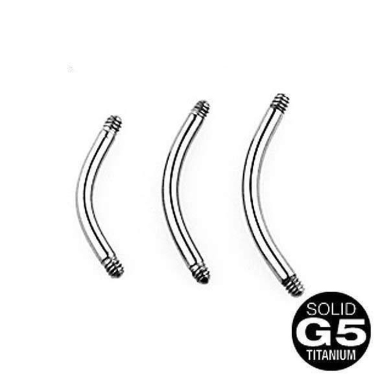 Replacement Titanium Curve Bar 16G 14G 16G 6mm