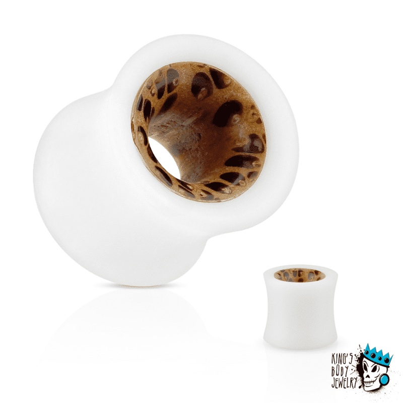 Bone & Coconut Wood Tunnels (0 gauge – 1 inch) 0 g