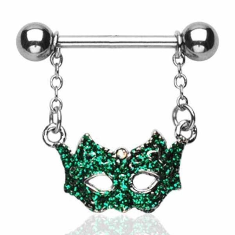 Masquerade Nipple Dangle 14G (Single)