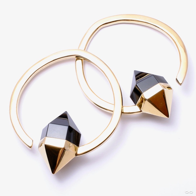 Mystic Weights from Diablo Organics Medium Brass Rose Quartz