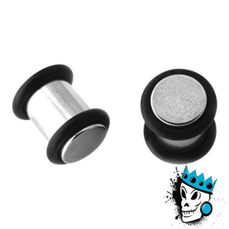 No Flare Steel Plugs (8 gauge – 0 gauge) 8 g