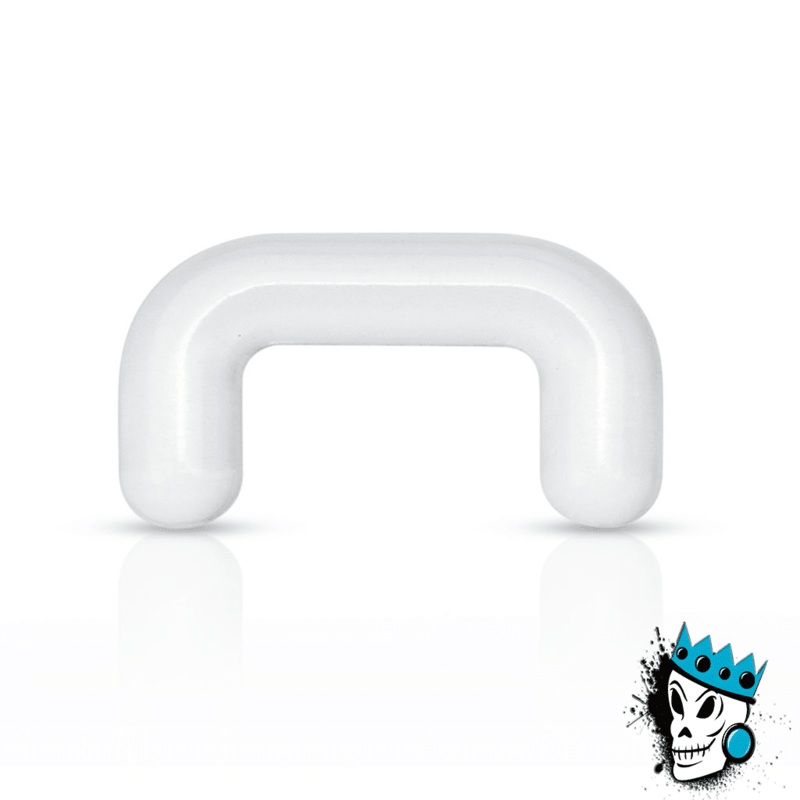 Clear Acrylic Septum Retainer (16 gauge – 10 gauge) 16 g