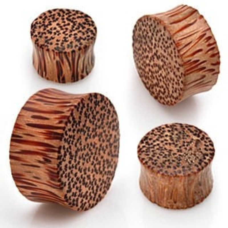 Coconut Wood Solid Plugs – (8 gauge – 1 3/8 inch) 8 g