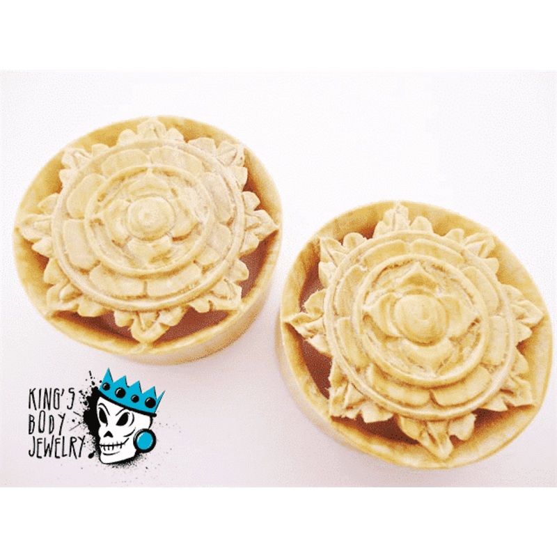 Crocodile Wood Big Flower Tunnels (7/8 inch) 7/8 inch