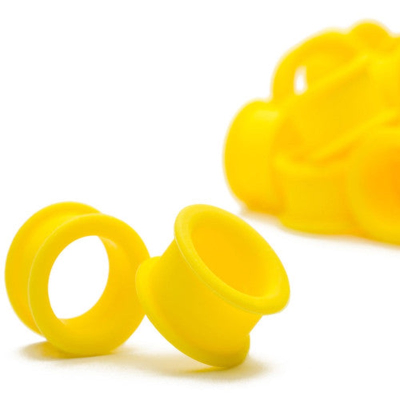 KAOS Yellow Tunnels (6 gauge – 1 inch) 6 g