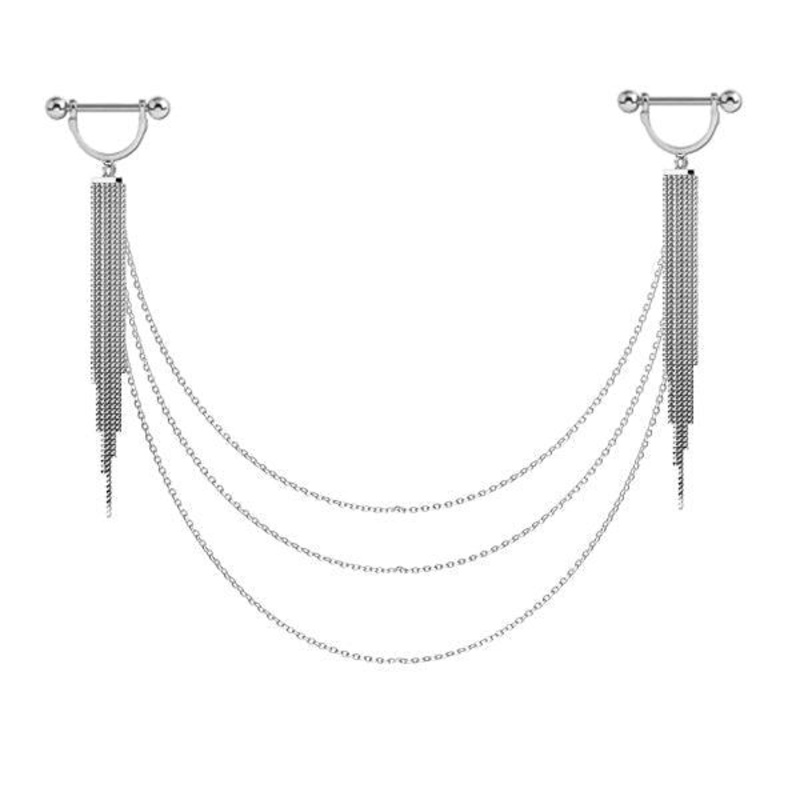 Waterfall Nipple Chain 12mm