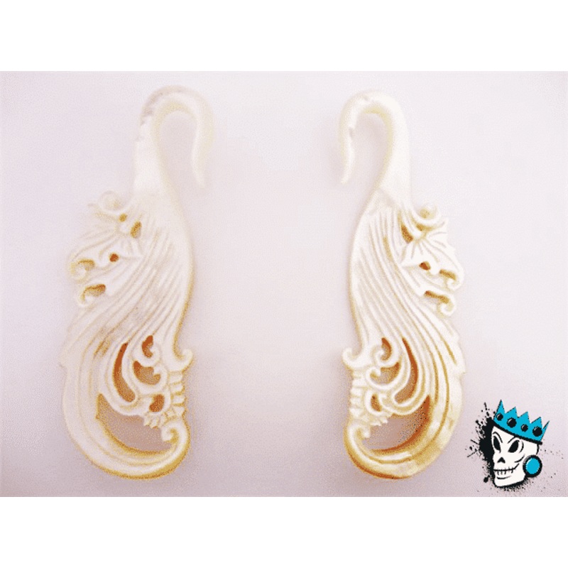 Diablo Organics Mother of Pearl Grappa Hooks (12 gauge – 10 gauge) 12 g