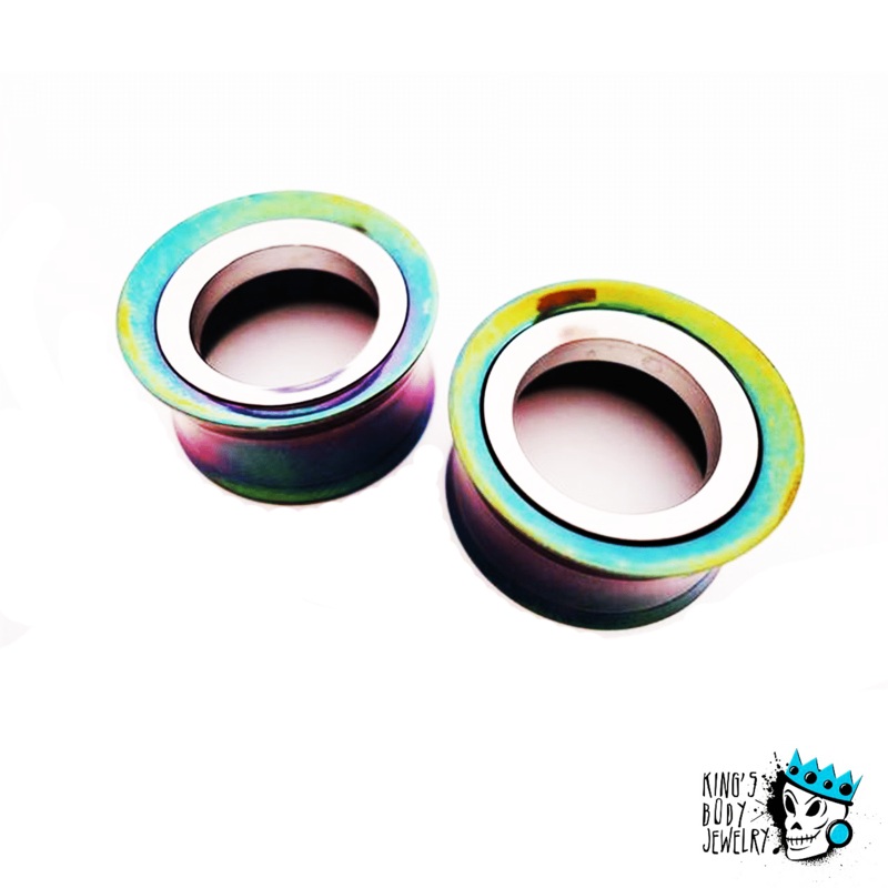 Green Steel Inlay Eyelets (7/8 inch) 7/8 inch