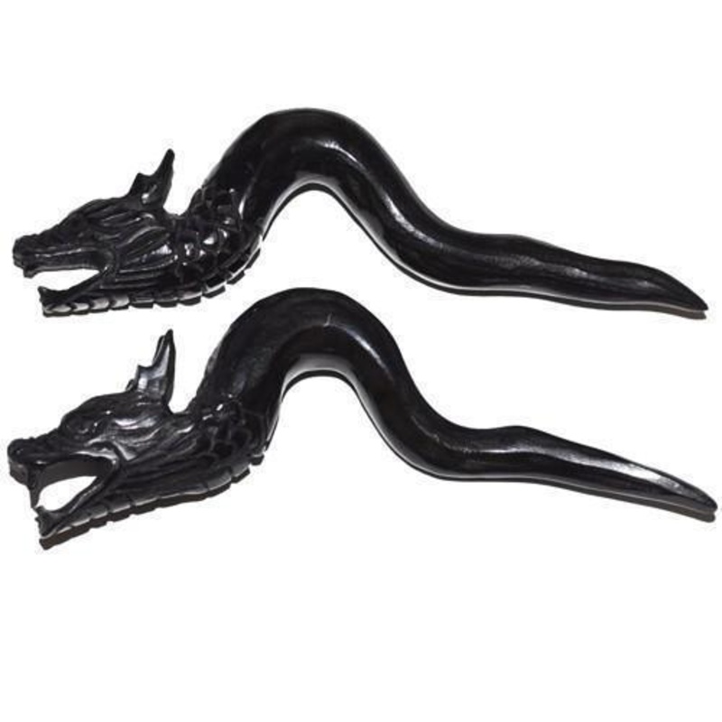 Horn Dragon Serpent Hanger 4G 2G 0G 5mm(4G)