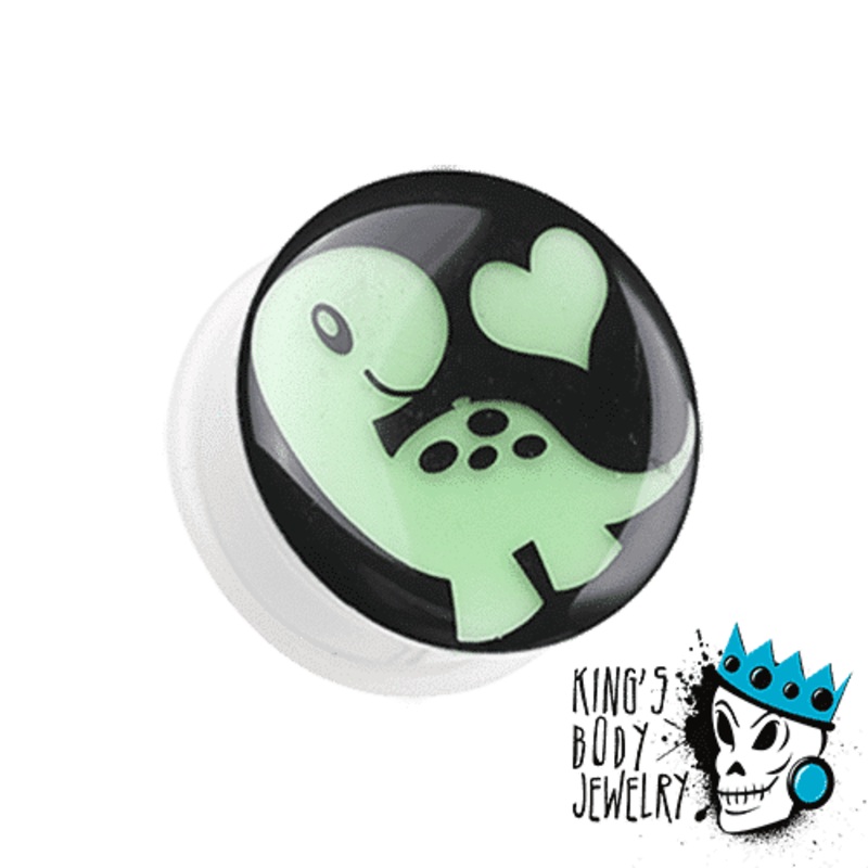 Love Dinosaur Plugs (2 gauge – 1 inch) 2 g